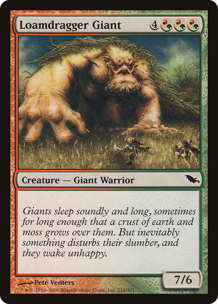 Loamdragger Giant (SHM-210) - Shadowmoor Foil - Premium MTG Single from Wizards of the Coast - Just $0.08! Shop now at Game Crave Tournament Store