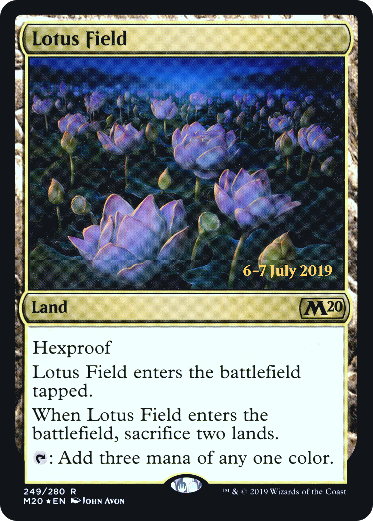 Lotus Field (PM20-249S) - Core Set 2020 Promos Foil - Premium MTG Single from Wizards of the Coast - Just $2.97! Shop now at Game Crave Tournament Store