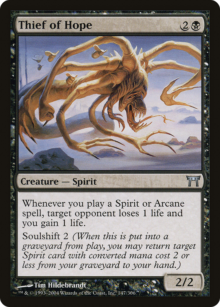 Thief of Hope (CHK-147) - Champions of Kamigawa - Premium MTG Single from Wizards of the Coast - Just $0.08! Shop now at Game Crave Tournament Store