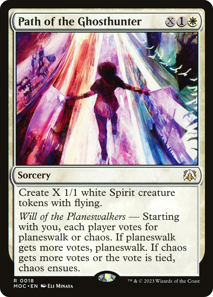 Path of the Ghosthunter (MOC-018) - March of the Machine Commander - Premium MTG Single from Wizards of the Coast - Just $0.25! Shop now at Game Crave Tournament Store