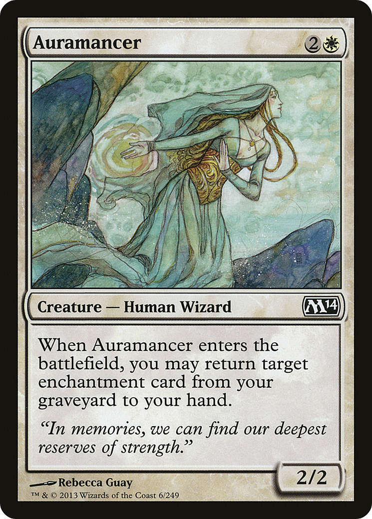 Auramancer (M14-006) - Magic 2014 - Premium MTG Single from Wizards of the Coast - Just $0.25! Shop now at Game Crave Tournament Store