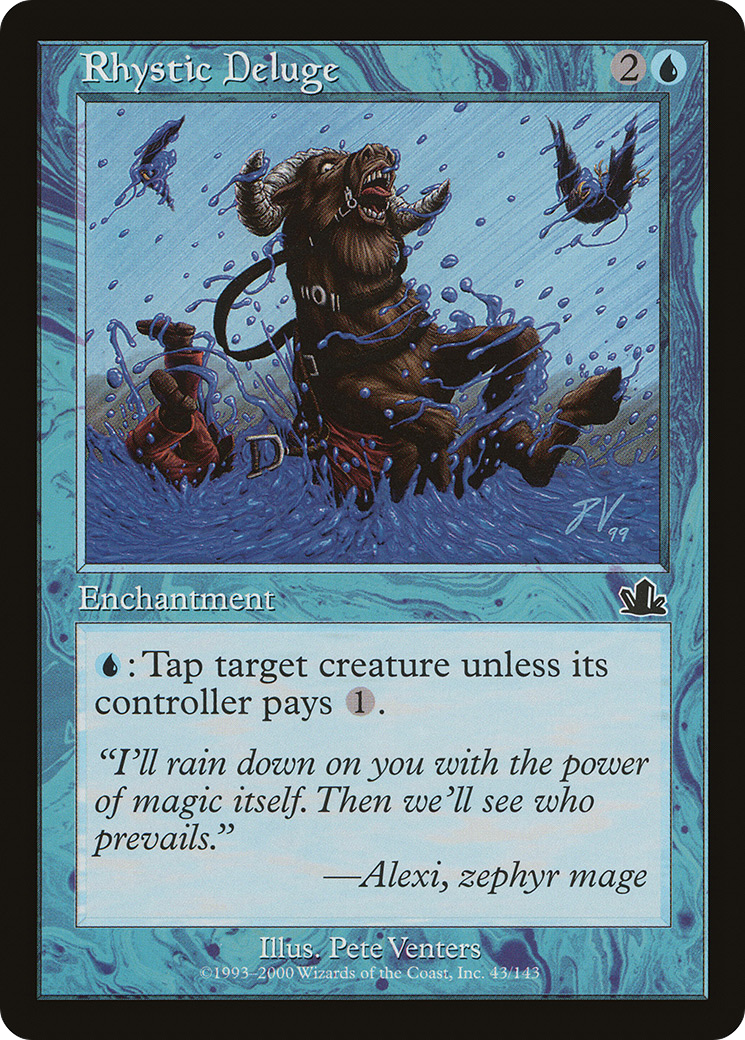 Rhystic Deluge (PCY-043) - Prophecy - Premium MTG Single from Wizards of the Coast - Just $0.08! Shop now at Game Crave Tournament Store