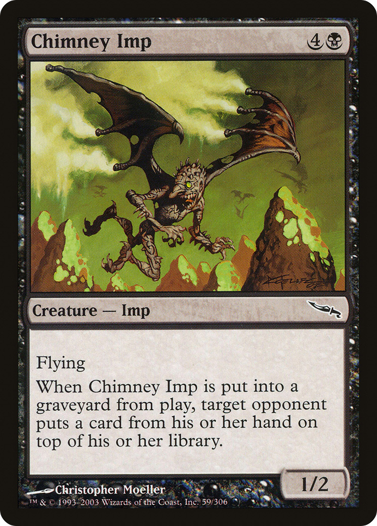 Chimney Imp (MRD-059) - Mirrodin - Premium MTG Single from Wizards of the Coast - Just $0.08! Shop now at Game Crave Tournament Store