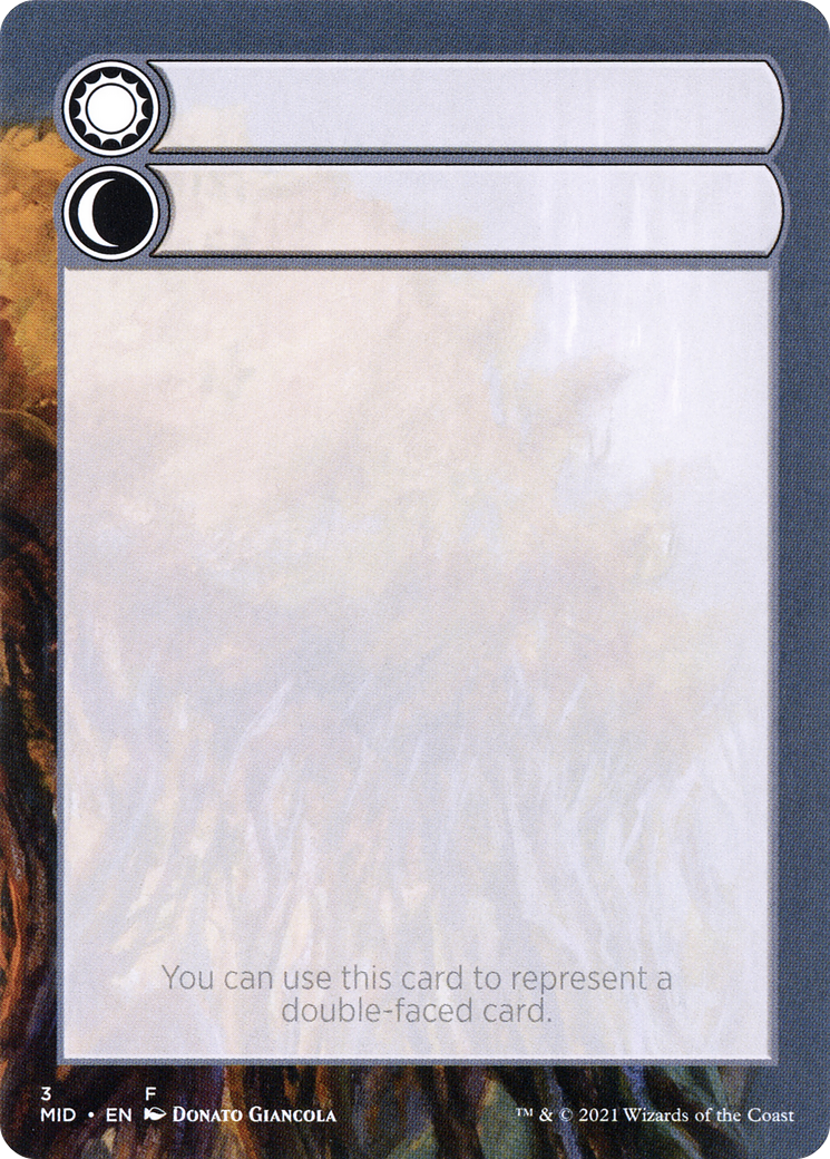 Double-Faced Substitute Card (SMID-003) - Innistrad: Midnight Hunt Substitute Cards - Premium MTG Single from Wizards of the Coast - Just $0! Shop now at Game Crave Tournament Store