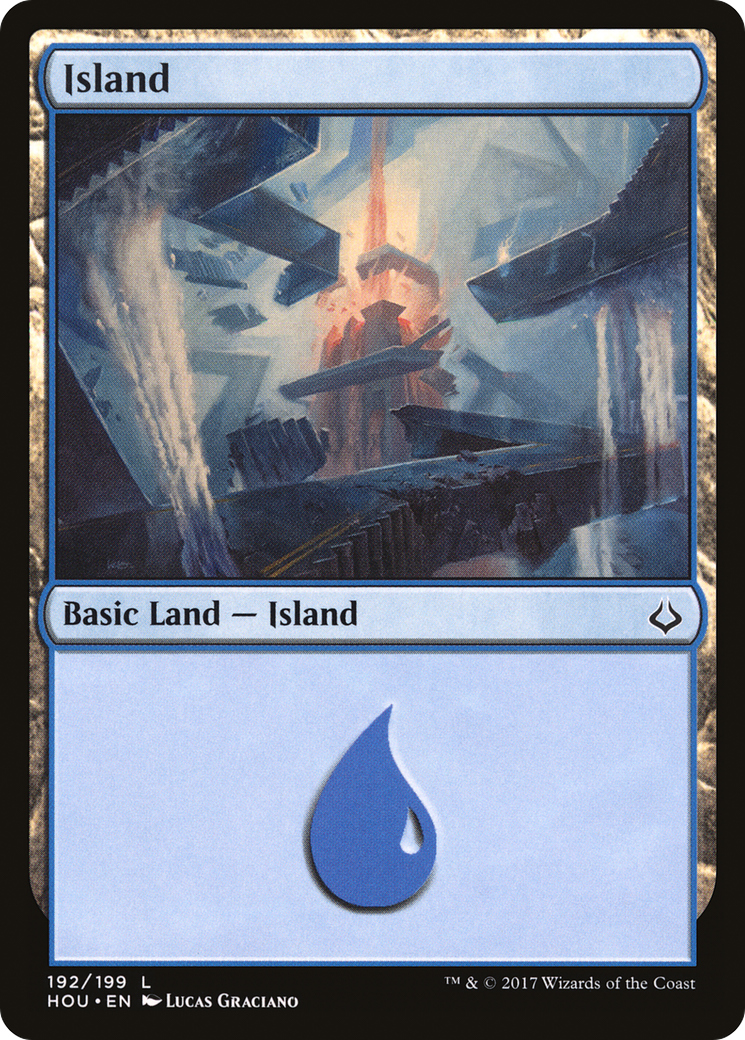 Island (HOU-192) - Hour of Devastation - Premium MTG Single from Wizards of the Coast - Just $0.08! Shop now at Game Crave Tournament Store