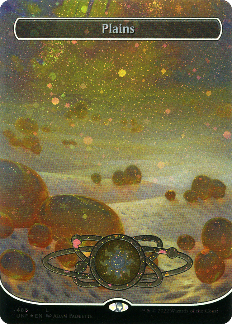 Plains (UNF-486) - Unfinity Foil - Premium MTG Single from Wizards of the Coast - Just $2! Shop now at Game Crave Tournament Store
