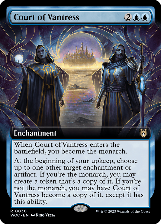 Court of Vantress (WOC-030) - Wilds of Eldraine Commander: (Extended Art) - Premium MTG Single from Wizards of the Coast - Just $1.46! Shop now at Game Crave Tournament Store