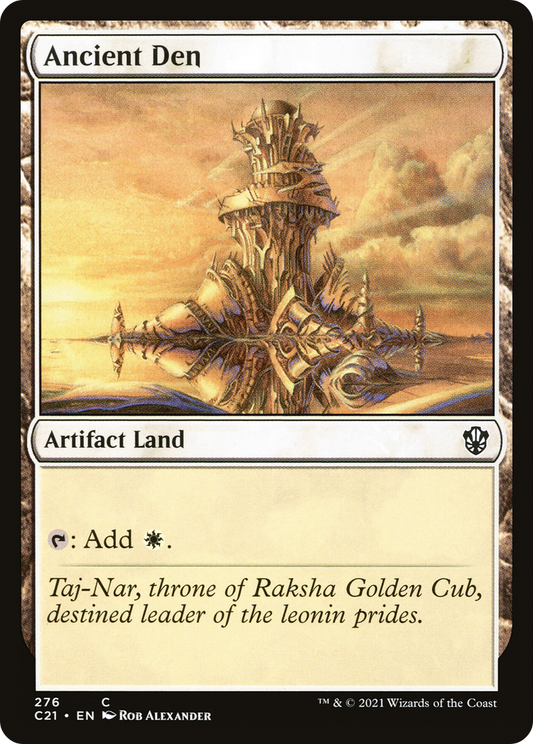 Ancient Den (C21-276) - Commander 2021 - Premium MTG Single from Wizards of the Coast - Just $1.08! Shop now at Game Crave Tournament Store