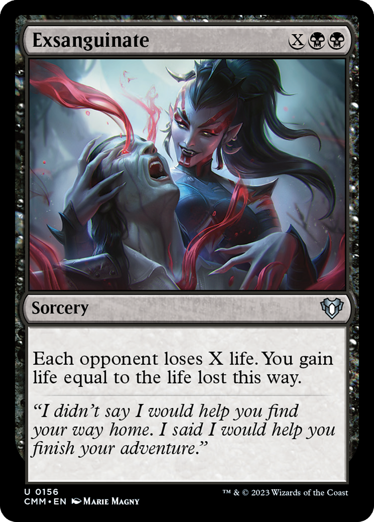 Exsanguinate (CMM-156) - Commander Masters Foil - Premium MTG Single from Wizards of the Coast - Just $0.29! Shop now at Game Crave Tournament Store