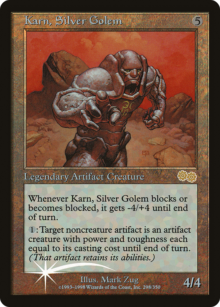Karn, Silver Golem (PAL99-008) - Arena League 1999 Foil - Premium MTG Single from Wizards of the Coast - Just $22.80! Shop now at Game Crave Tournament Store
