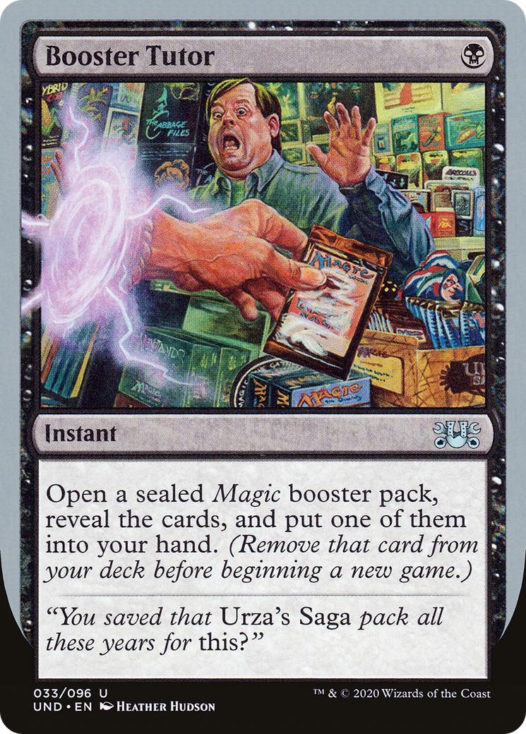 Booster Tutor (UND-033) - Unsanctioned - Premium MTG Single from Wizards of the Coast - Just $0.93! Shop now at Game Crave Tournament Store