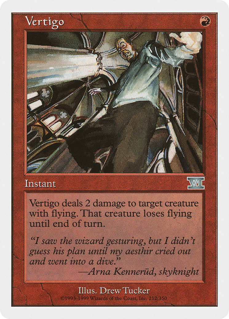 Vertigo (6ED-212) - Classic Sixth Edition - Premium MTG Single from Wizards of the Coast - Just $0.08! Shop now at Game Crave Tournament Store