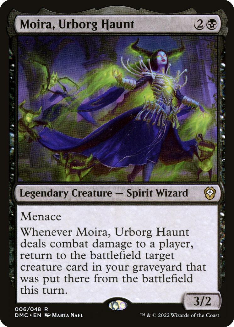 Moira, Urborg Haunt (DMC-006) - Dominaria United Commander - Premium MTG Single from Wizards of the Coast - Just $0.08! Shop now at Game Crave Tournament Store