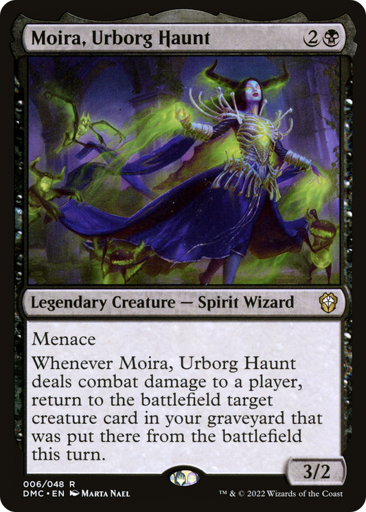 Moira, Urborg Haunt (DMC-006) - Dominaria United Commander - Premium MTG Single from Wizards of the Coast - Just $0.08! Shop now at Game Crave Tournament Store