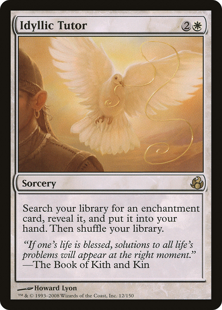 Idyllic Tutor (MOR-012) - Morningtide Foil - Premium MTG Single from Wizards of the Coast - Just $9.78! Shop now at Game Crave Tournament Store