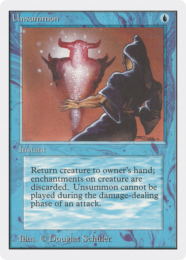 Unsummon (2ED-087) - Unlimited Edition - Premium MTG Single from Wizards of the Coast - Just $0.43! Shop now at Game Crave Tournament Store