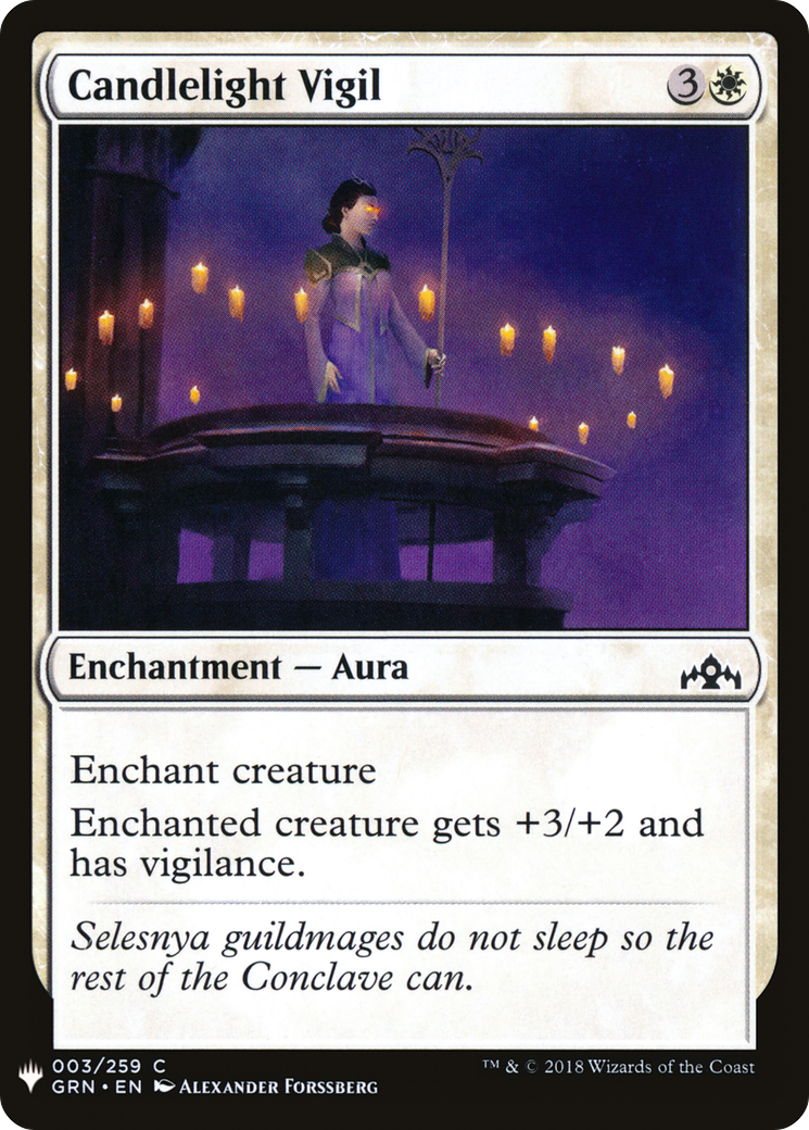 Candlelight Vigil (MB1-043) - Mystery Booster - Premium MTG Single from Wizards of the Coast - Just $0.08! Shop now at Game Crave Tournament Store