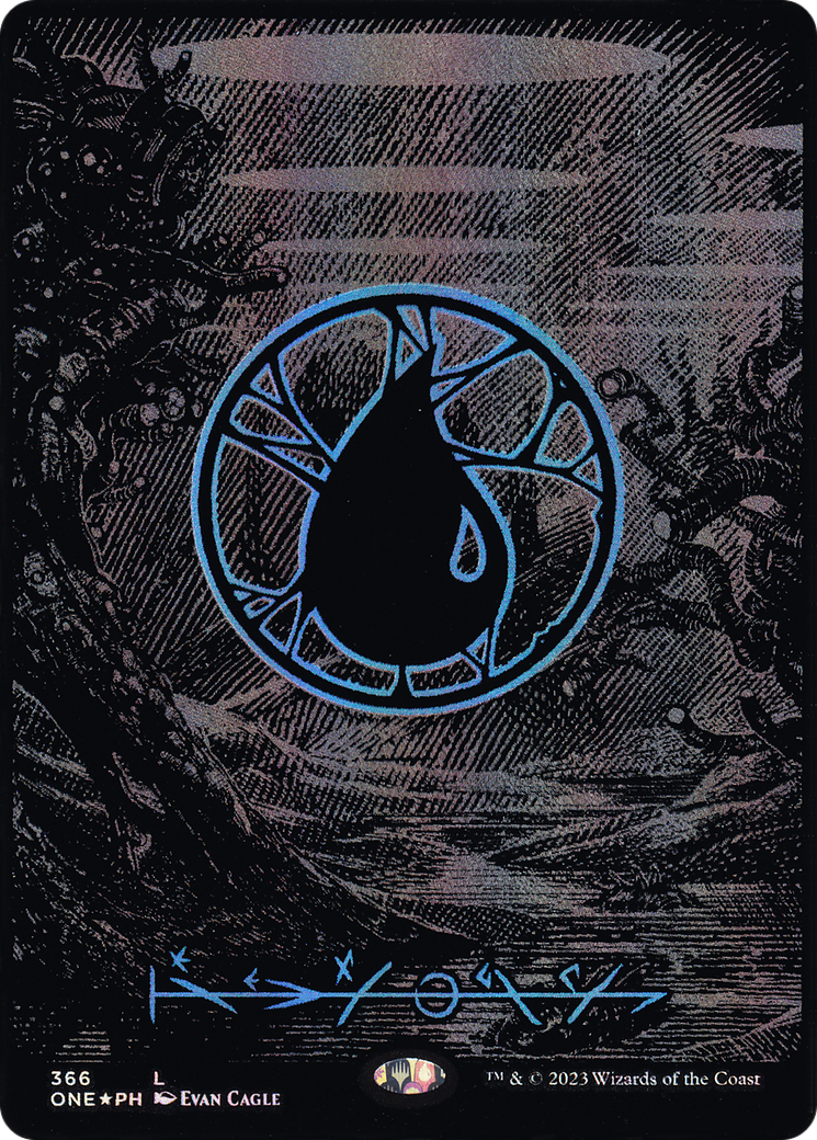 Island (ONE-366) - Phyrexia: All Will Be One (Borderless) Foil - Premium MTG Single from Wizards of the Coast - Just $1.21! Shop now at Game Crave Tournament Store