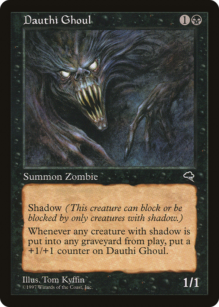 Dauthi Ghoul (TMP-121) - Tempest - Premium MTG Single from Wizards of the Coast - Just $0.20! Shop now at Game Crave Tournament Store