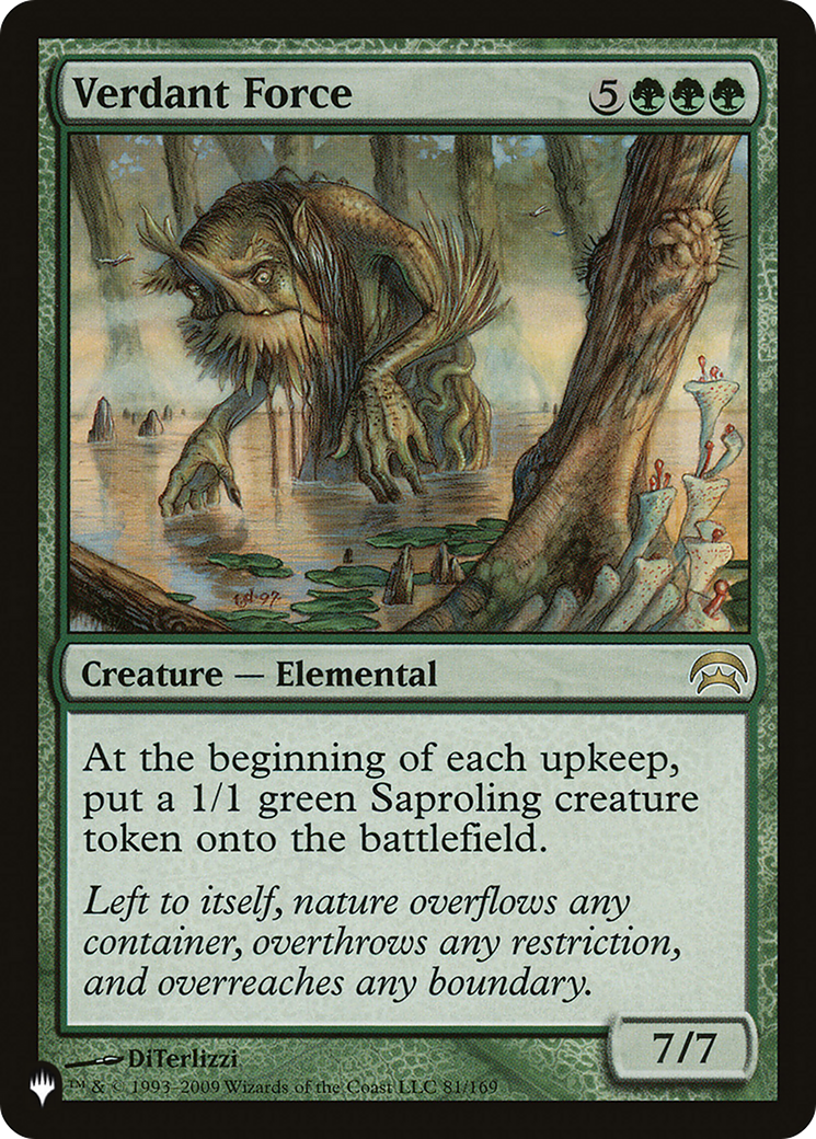 Verdant Force (PLIST-1218) - The List - Premium MTG Single from Wizards of the Coast - Just $0.20! Shop now at Game Crave Tournament Store