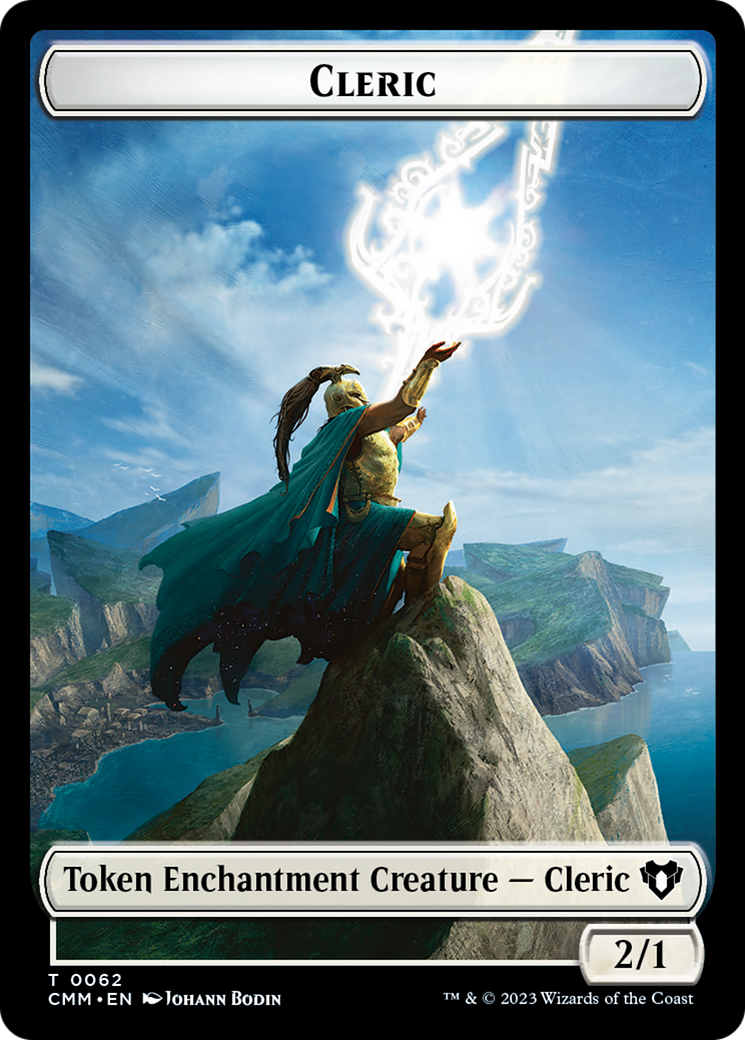 Cleric (TCMM-062) - Commander Masters Tokens - Premium MTG Single from Wizards of the Coast - Just $0! Shop now at Game Crave Tournament Store
