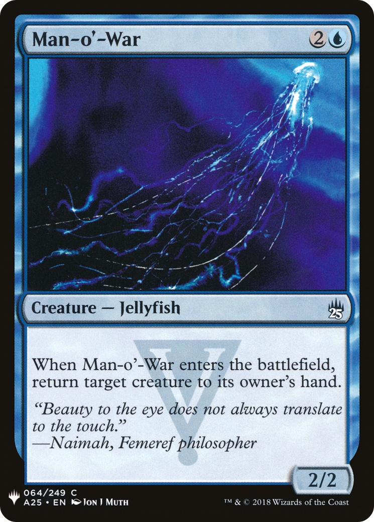 Man-o'-War (MB1-421) - Mystery Booster - Premium MTG Single from Wizards of the Coast - Just $0.08! Shop now at Game Crave Tournament Store