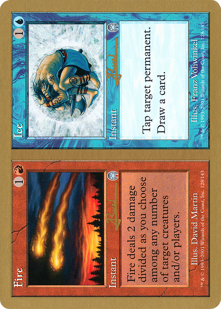 Fire // Ice (WC01-AR128) - World Championship Decks 2001 - Premium MTG Single from Wizards of the Coast - Just $0.27! Shop now at Game Crave Tournament Store