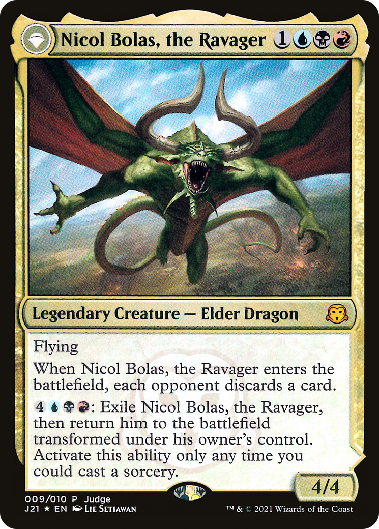Nicol Bolas, the Ravager // Nicol Bolas, the Arisen (PJ21-009) - Judge Gift Cards 2021: (originpwdfc) Foil - Premium MTG Single from Wizards of the Coast - Just $8.24! Shop now at Game Crave Tournament Store