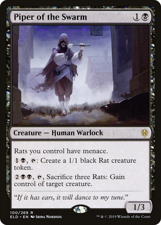 Piper of the Swarm (ELD-100) - Throne of Eldraine - Premium MTG Single from Wizards of the Coast - Just $0.66! Shop now at Game Crave Tournament Store