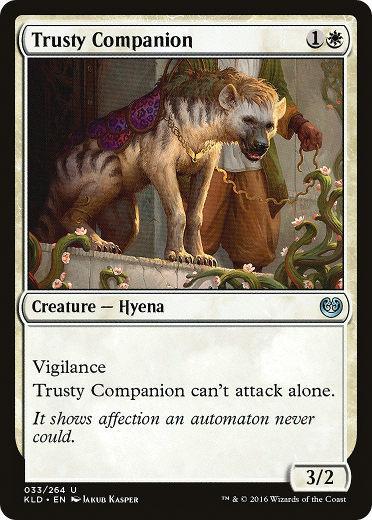 Trusty Companion (KLD-033) - Kaladesh - Premium MTG Single from Wizards of the Coast - Just $0.25! Shop now at Game Crave Tournament Store
