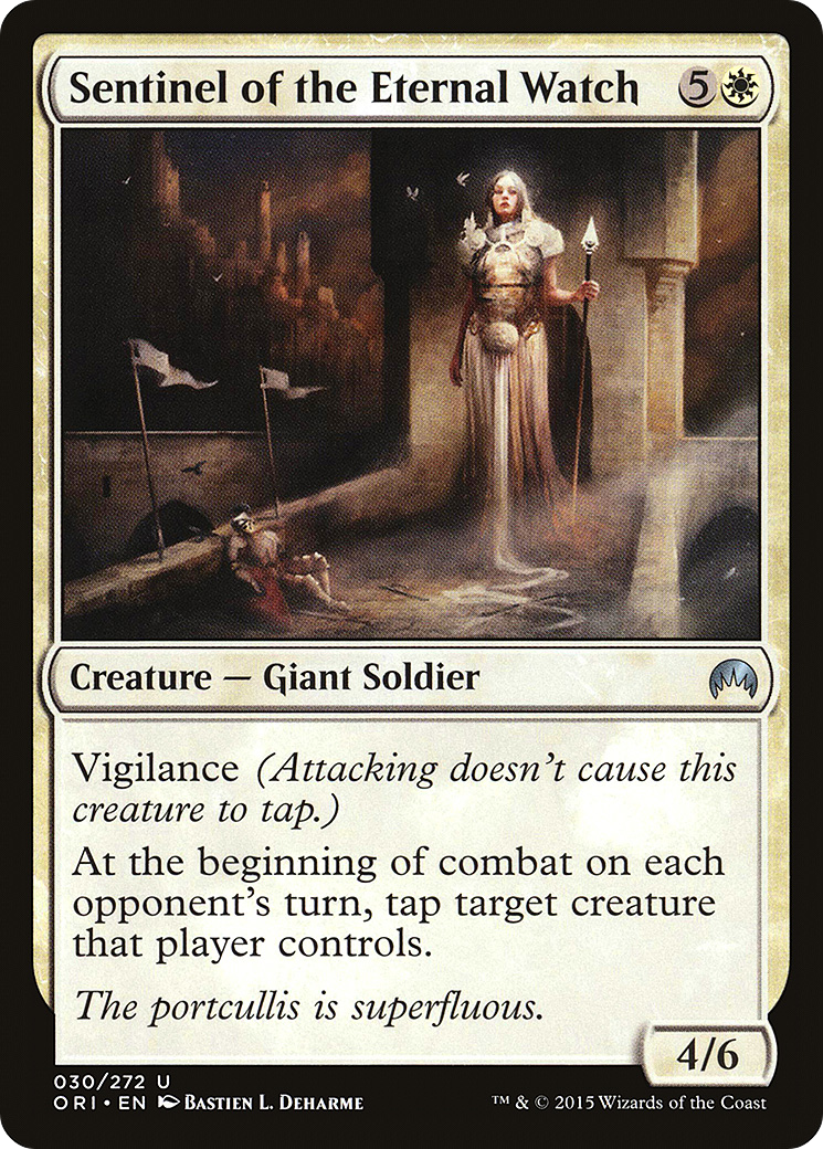 Sentinel of the Eternal Watch (ORI-030) - Magic Origins Foil - Premium MTG Single from Wizards of the Coast - Just $0.14! Shop now at Game Crave Tournament Store