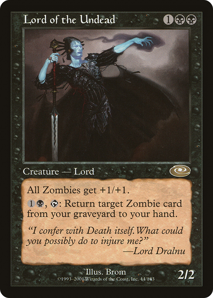 Lord of the Undead (PLS-044) - Planeshift - Premium MTG Single from Wizards of the Coast - Just $9.33! Shop now at Game Crave Tournament Store