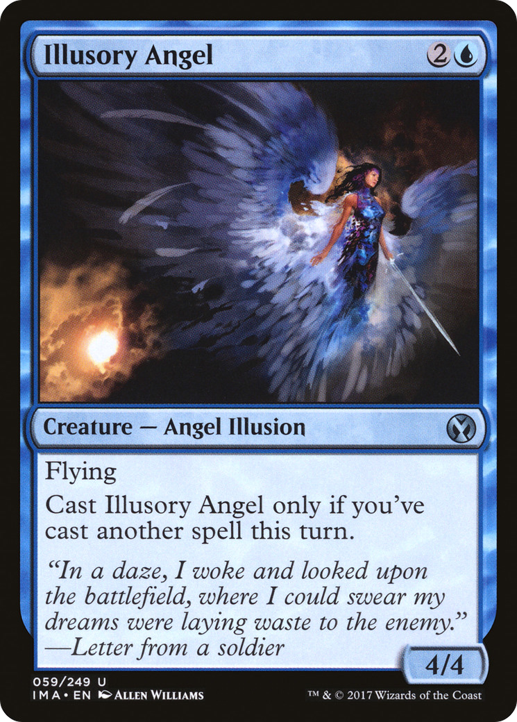 Illusory Angel (IMA-059) - Iconic Masters Foil - Premium MTG Single from Wizards of the Coast - Just $0.08! Shop now at Game Crave Tournament Store