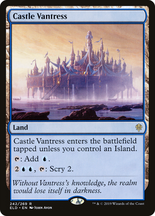 Castle Vantress (ELD-242) - Throne of Eldraine - Premium MTG Single from Wizards of the Coast - Just $0.08! Shop now at Game Crave Tournament Store