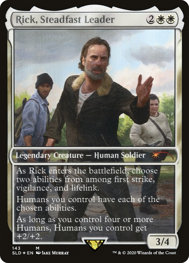 Greymond, Avacyn's Stalwart (SLD-143) - Secret Lair Drop / Rick, Steadfast Leader: (Full Art) Foil - Premium MTG Single from Wizards of the Coast - Just $30.06! Shop now at Game Crave Tournament Store