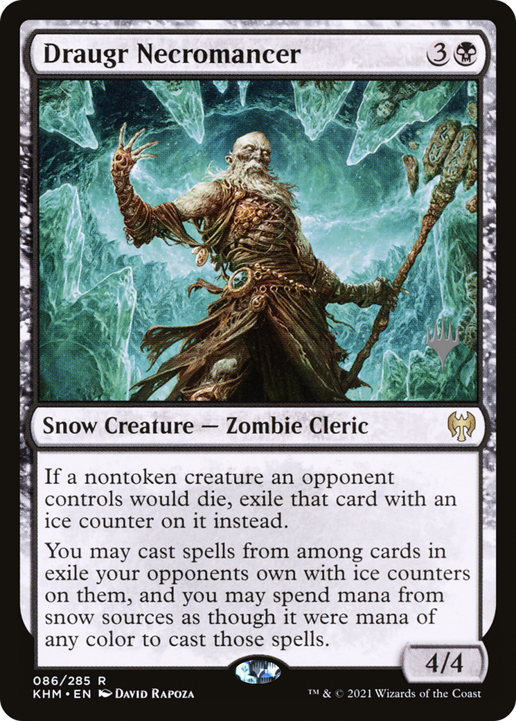 Draugr Necromancer (PKHM-86P) - Kaldheim Promos: (snow) - Premium MTG Single from Wizards of the Coast - Just $0.14! Shop now at Game Crave Tournament Store
