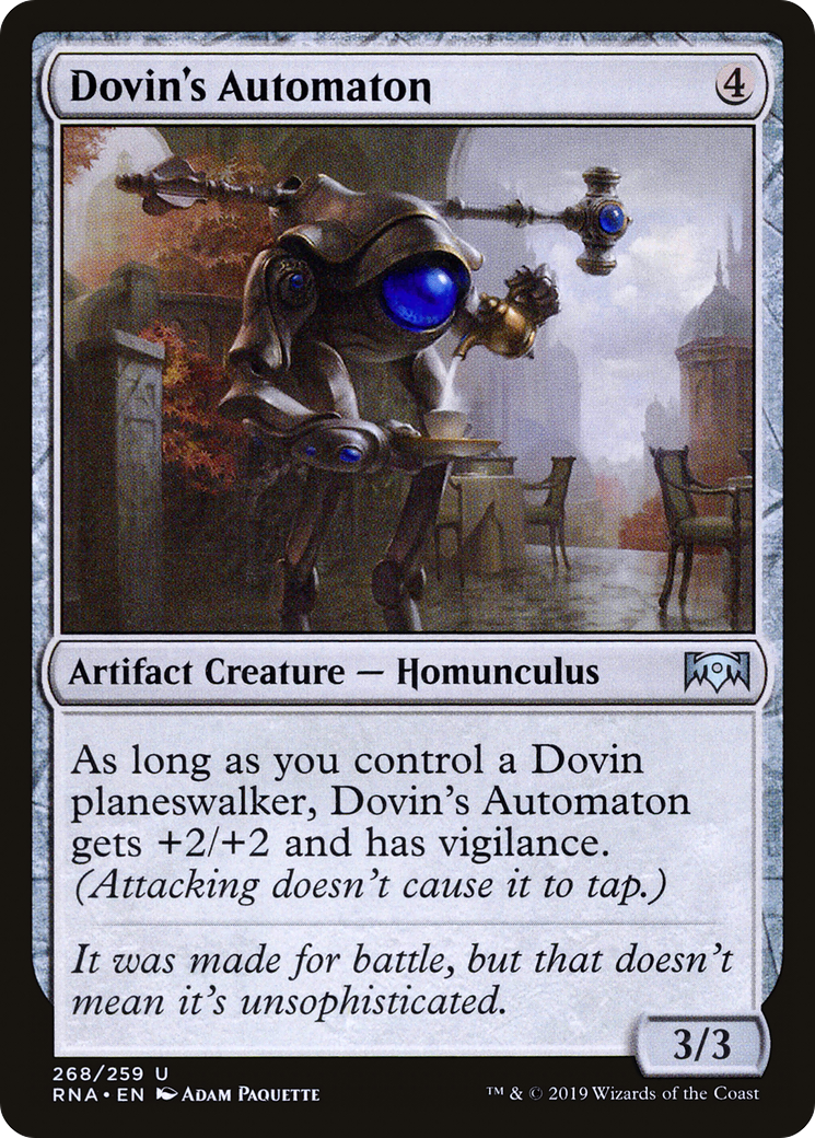 Dovin's Automaton (RNA-268) - Ravnica Allegiance - Premium MTG Single from Wizards of the Coast - Just $0.08! Shop now at Game Crave Tournament Store
