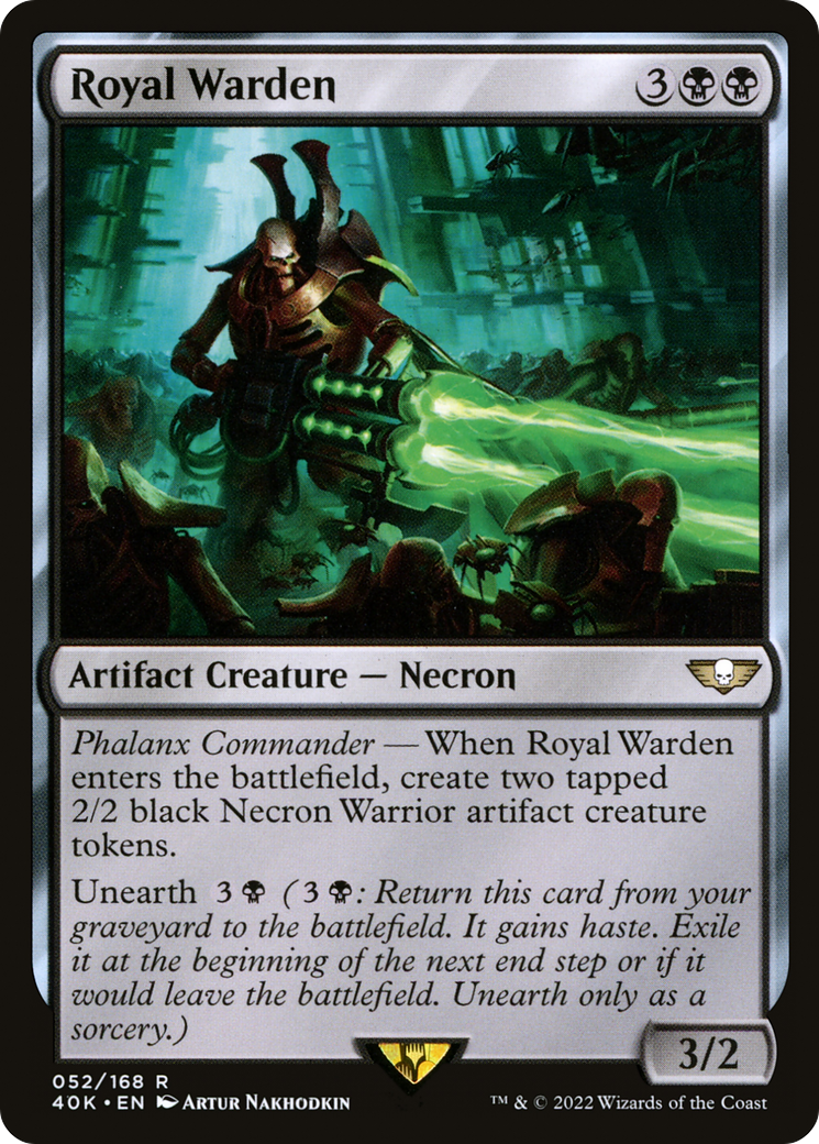 Royal Warden (40K-052) - Warhammer 40,000 Commander - Premium MTG Single from Wizards of the Coast - Just $0.08! Shop now at Game Crave Tournament Store
