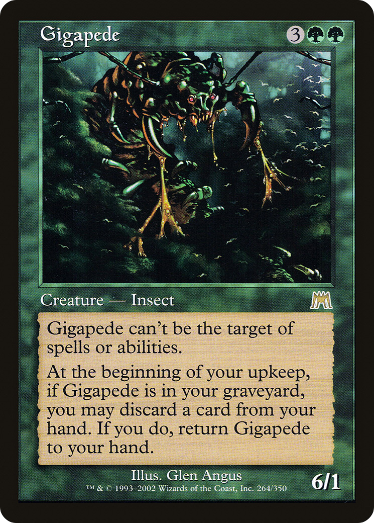 Gigapede (ONS-264) - Onslaught Foil - Premium MTG Single from Wizards of the Coast - Just $1.74! Shop now at Game Crave Tournament Store