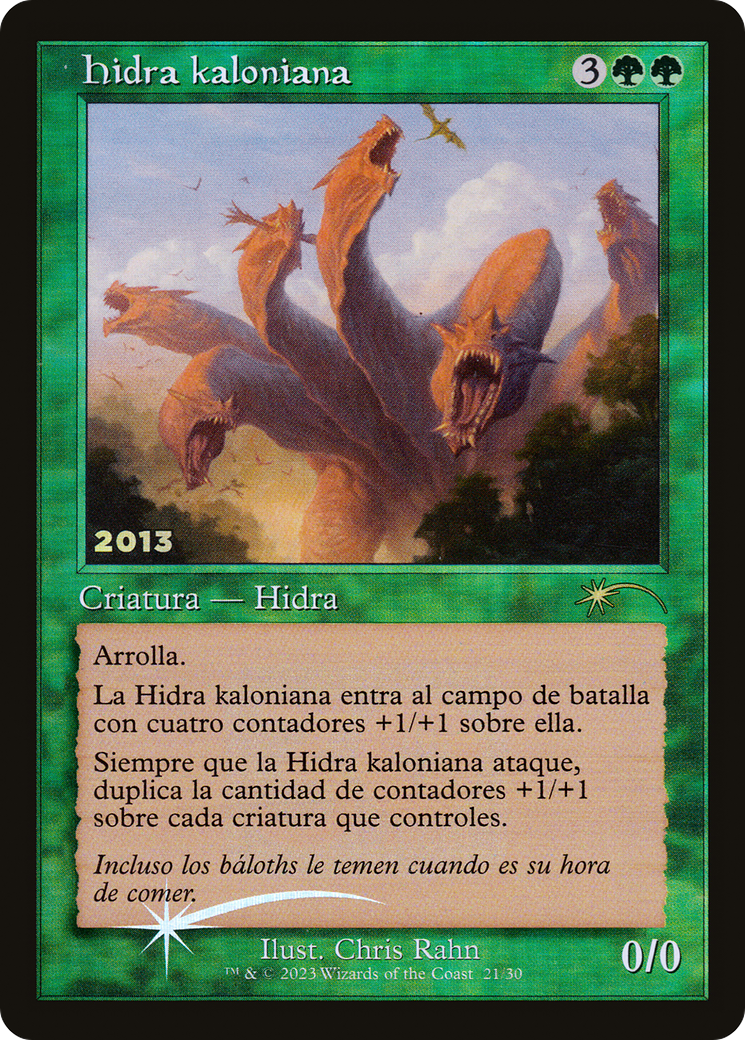 Kalonian Hydra (P30A-021) - 30th Anniversary Play Promos Foil - Premium MTG Single from Wizards of the Coast - Just $2.21! Shop now at Game Crave Tournament Store