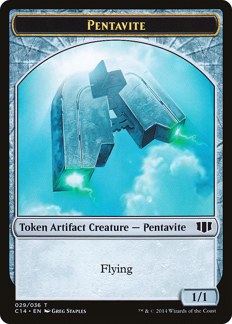 Pentavite (TC14-029) - Commander 2014 Tokens - Premium MTG Single from Wizards of the Coast - Just $0! Shop now at Game Crave Tournament Store