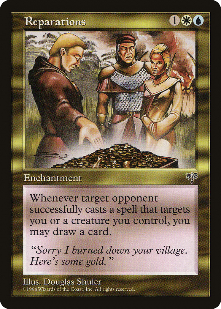 Reparations (MIR-278) - Mirage - Premium MTG Single from Wizards of the Coast - Just $1.85! Shop now at Game Crave Tournament Store