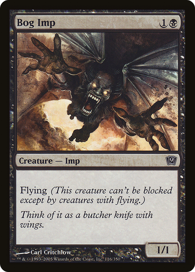 Bog Imp (9ED-116★) - Ninth Edition Foil - Premium MTG Single from Wizards of the Coast - Just $0.09! Shop now at Game Crave Tournament Store