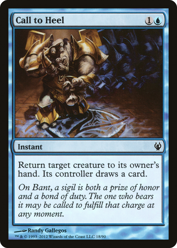 Call to Heel (DDJ-018) - Duel Decks: Izzet vs. Golgari - Premium MTG Single from Wizards of the Coast - Just $0.08! Shop now at Game Crave Tournament Store