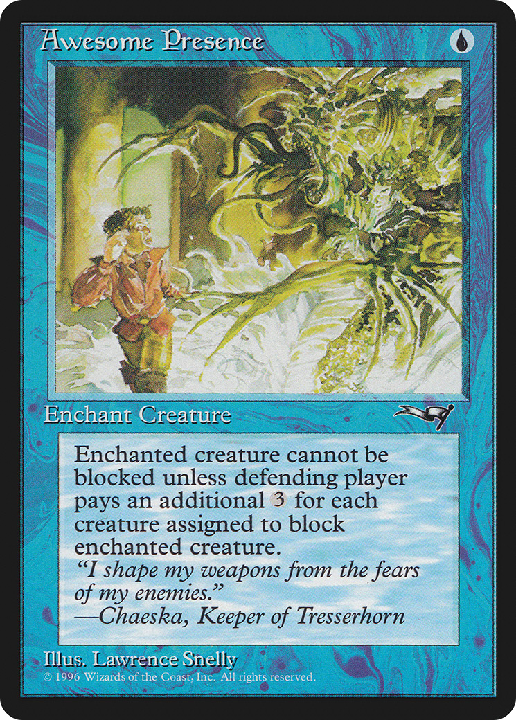 Awesome Presence (ALL-23B) - Alliances - Premium MTG Single from Wizards of the Coast - Just $0.08! Shop now at Game Crave Tournament Store