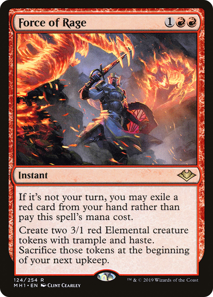 Force of Rage (MH1-124) - Modern Horizons - Premium MTG Single from Wizards of the Coast - Just $0.08! Shop now at Game Crave Tournament Store