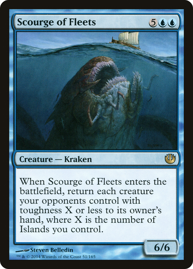 Scourge of Fleets (JOU-051) - Journey into Nyx - Premium MTG Single from Wizards of the Coast - Just $0.11! Shop now at Game Crave Tournament Store