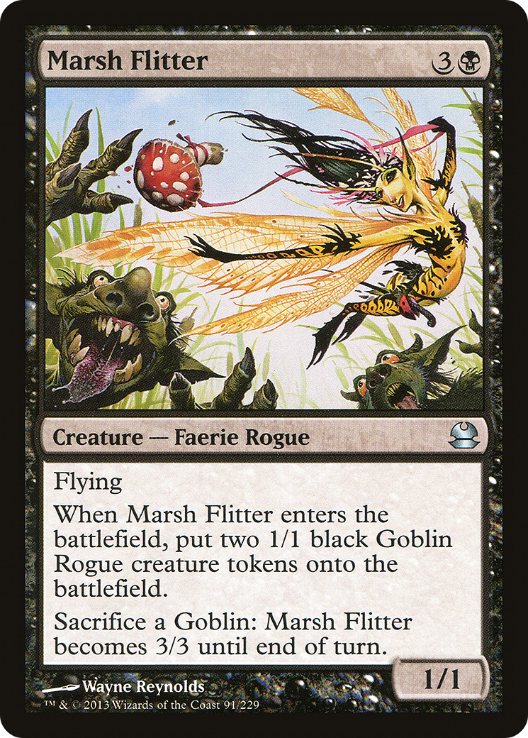 Marsh Flitter (MMA-091) - Modern Masters Foil - Premium MTG Single from Wizards of the Coast - Just $0.18! Shop now at Game Crave Tournament Store