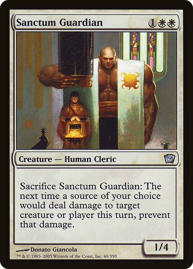 Sanctum Guardian (9ED-40★) - Ninth Edition Foil - Premium MTG Single from Wizards of the Coast - Just $0.17! Shop now at Game Crave Tournament Store