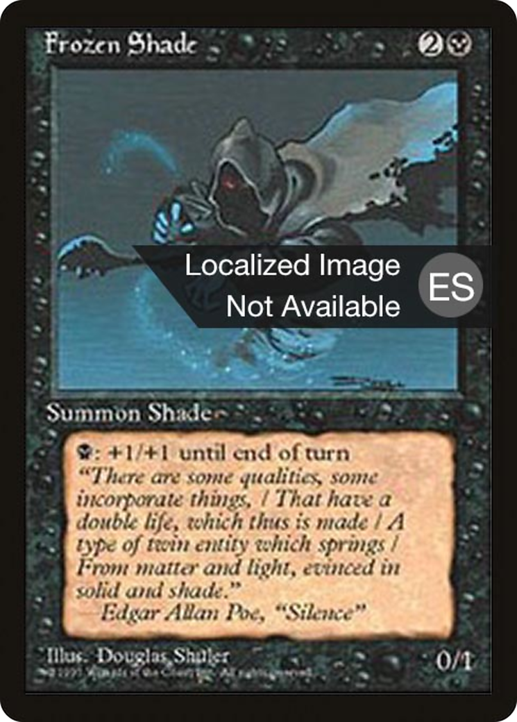 Frozen Shade (4BB-138) - Fourth Edition Foreign Black Border - Premium MTG Single from Wizards of the Coast - Just $1.80! Shop now at Game Crave Tournament Store